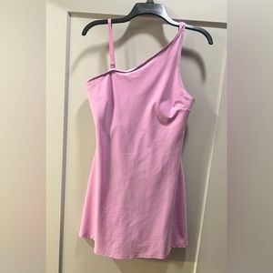 Abercrombie & Fitch One Shoulder (w/ detachable strap) Athletic Dress - pink